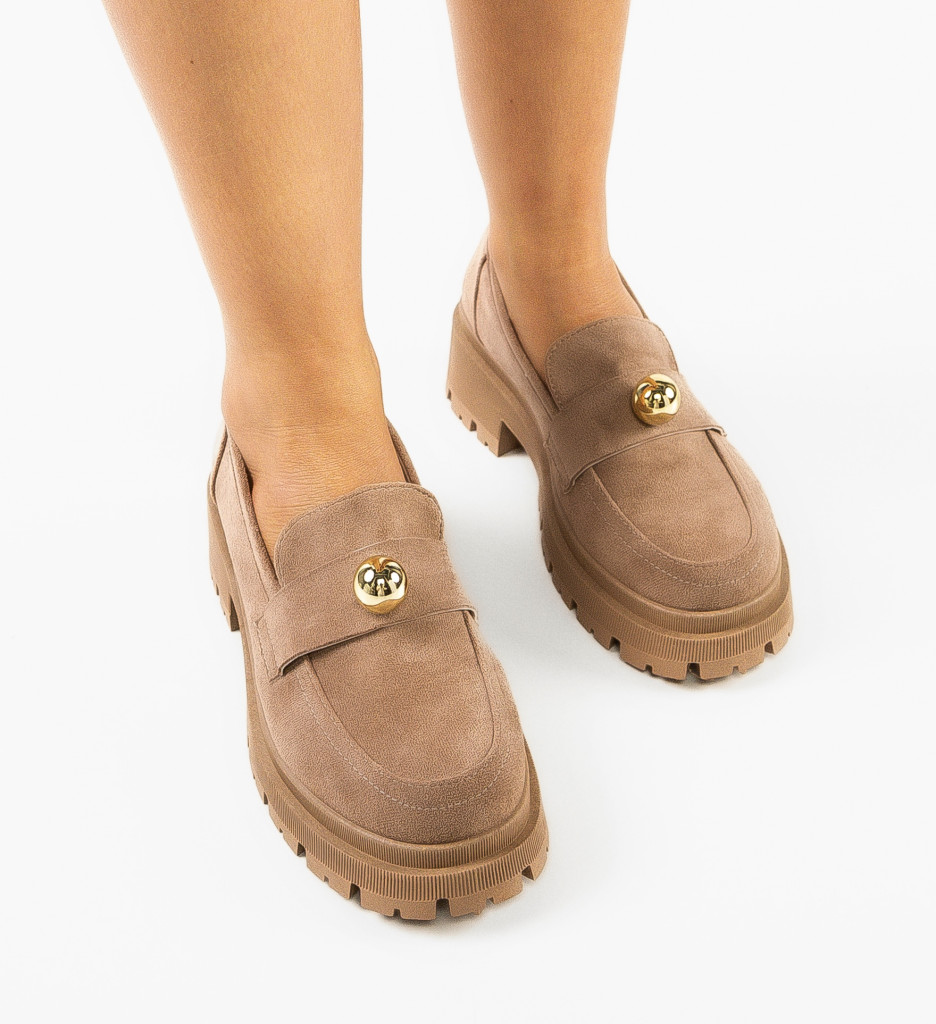 Pantofi Casual Nieve Khaki - Confort și Stil - imagine 2