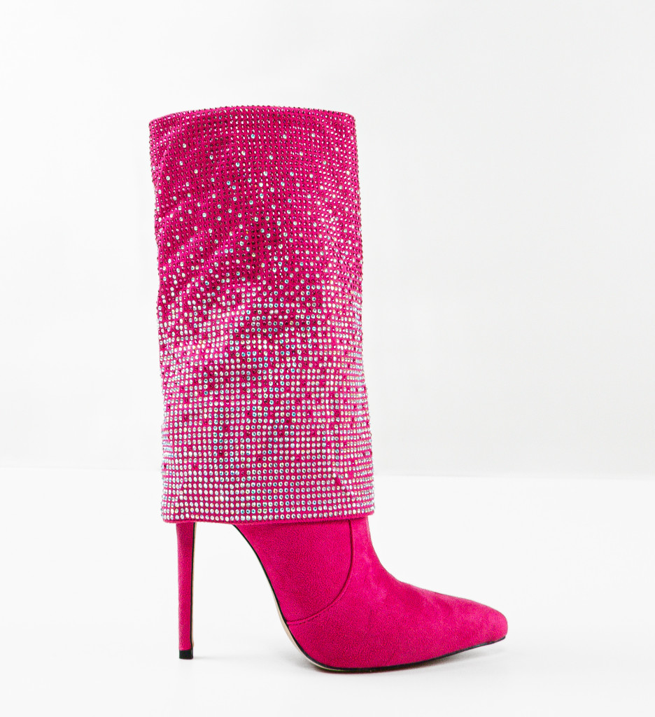 Cizme Dama Jim Fuchsia - Eleganță și Stil - imagine 5