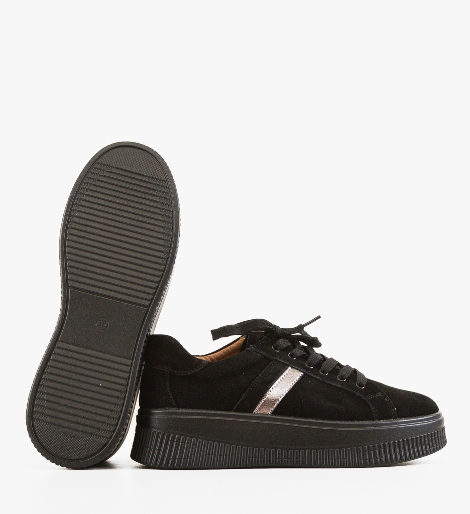 Adidași Dama Wansa Negri 2 - Confort și Stil - imagine 6