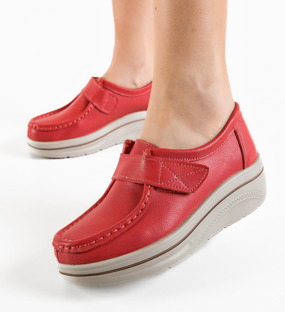 Pantofi Casual Liandrin Rosii - Stil și Confort