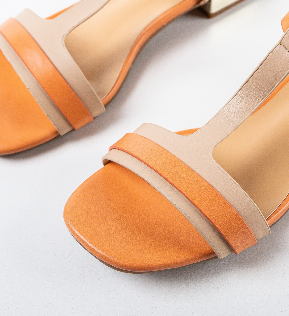 Sandale Dama Bej Elegante | Confort Maxim - imagine 6