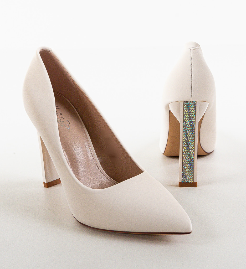 Pantofi Brideone Albi - Eleganță și Stil