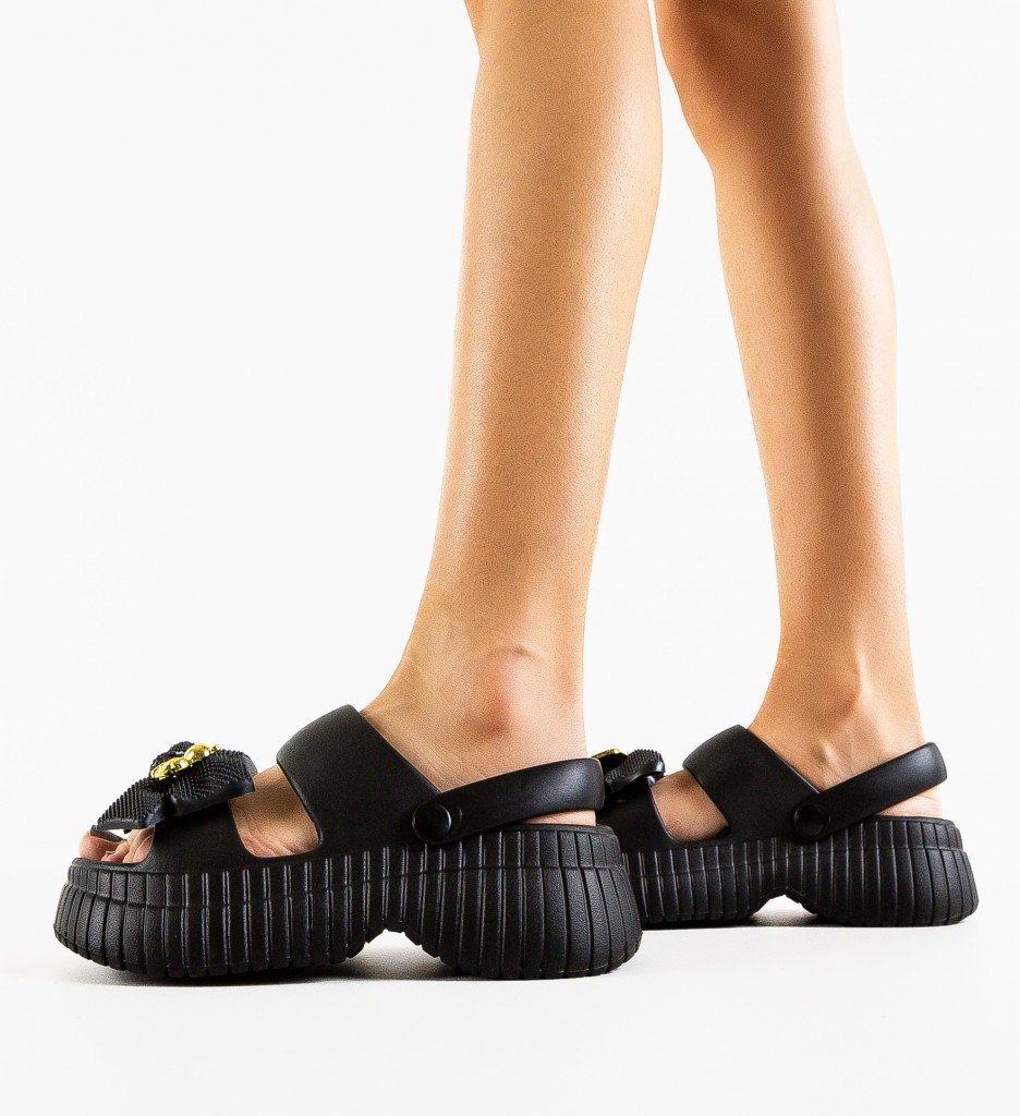 Papuci Beitel Negri - Confort și Eleganță - imagine 2