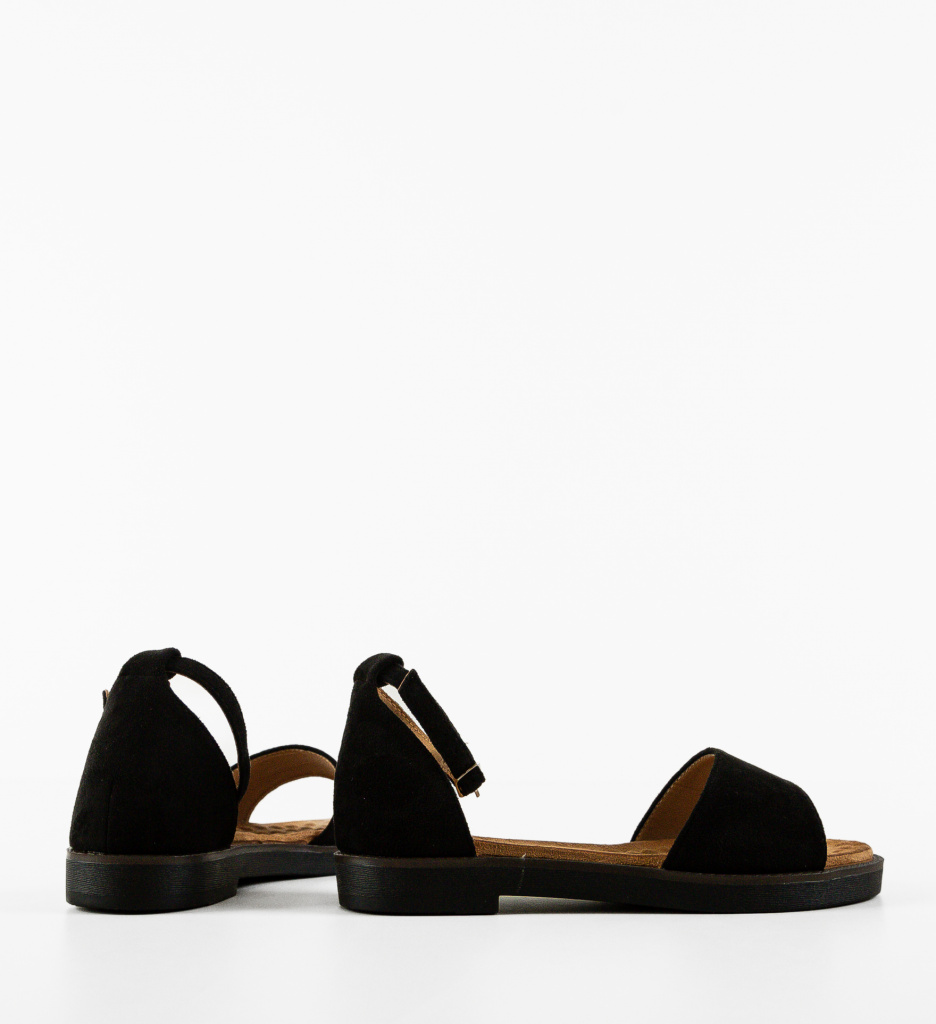 Sandale Dama Negre Manaf Elegante - imagine 5
