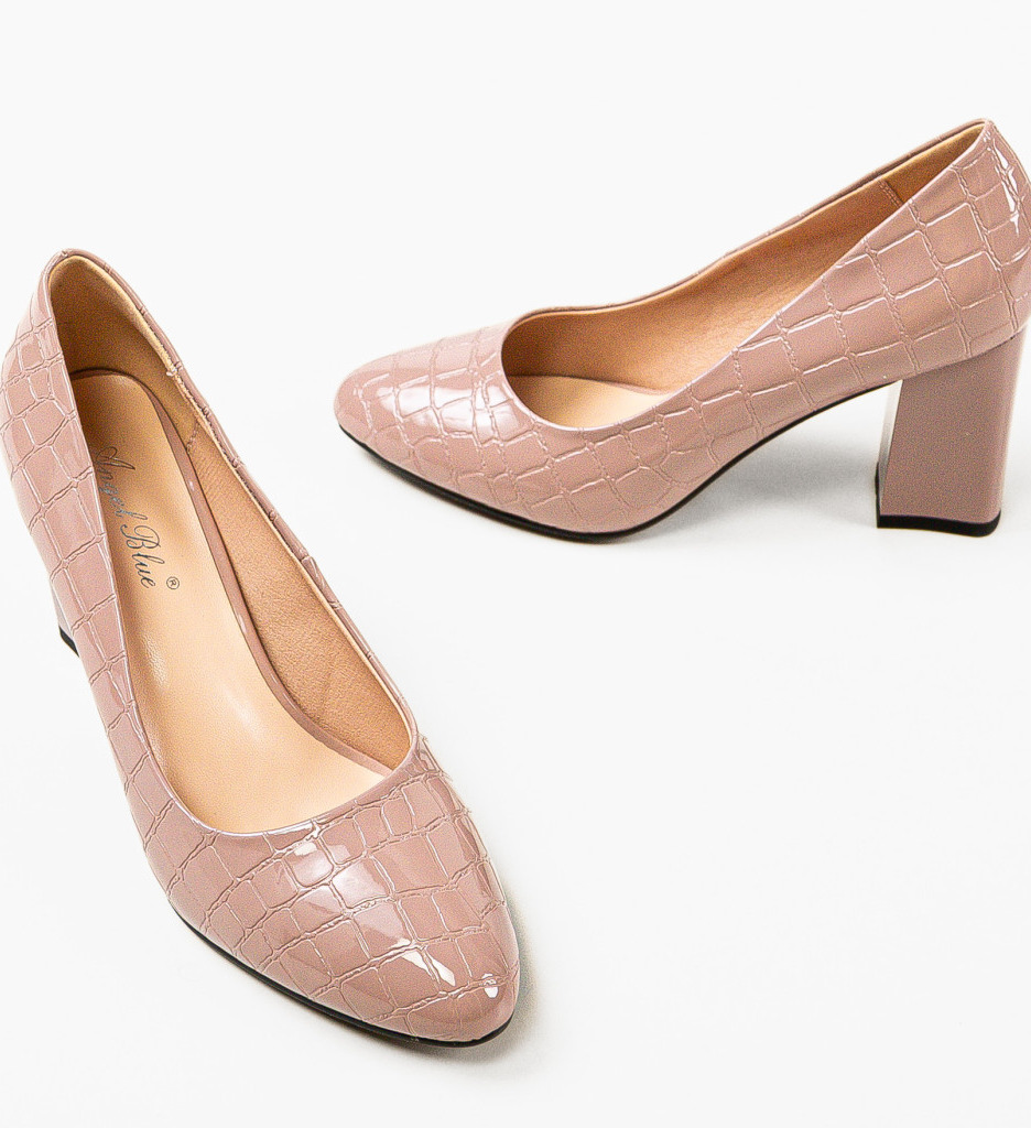 Pantofi Bihter Nude - Eleganță și Stil - imagine 7