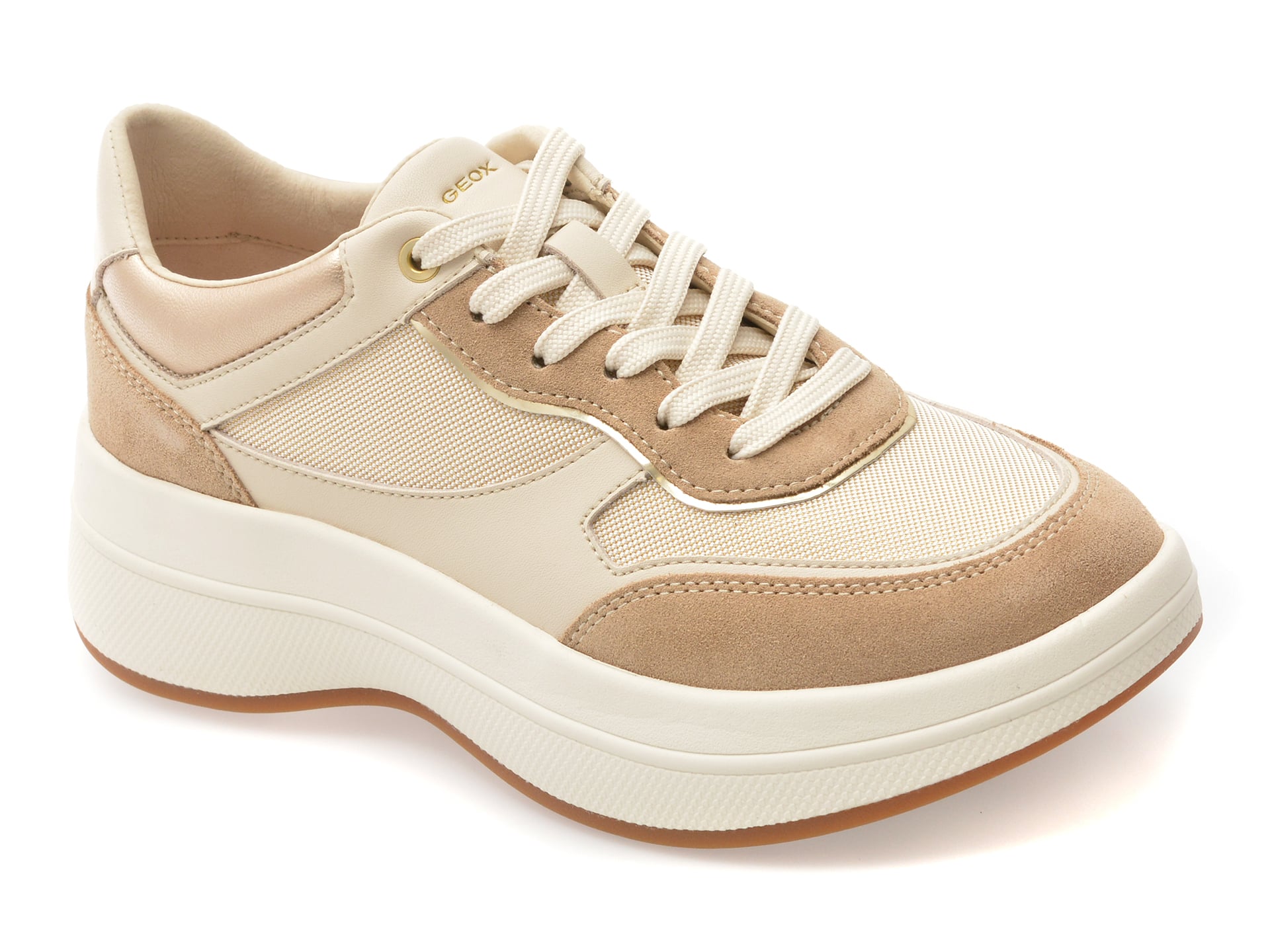 Pantofi Sport Geox D65WTD Bej | Confort Ultra