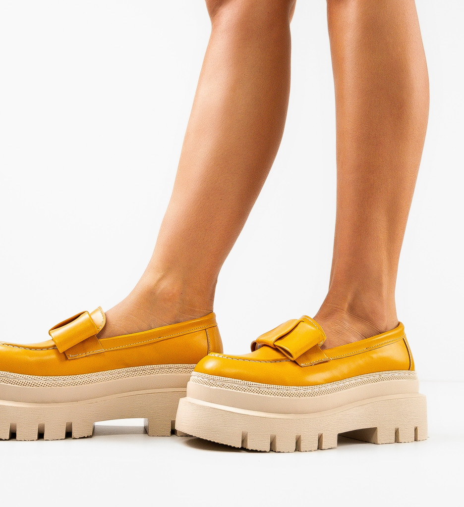Pantofi Casual Rokanda Camel - Confort și Stil - imagine 4