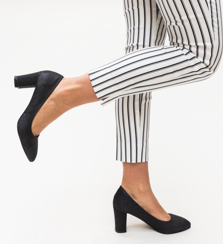 Pantofi Orion Negri | Eleganți și Versatili - imagine 2
