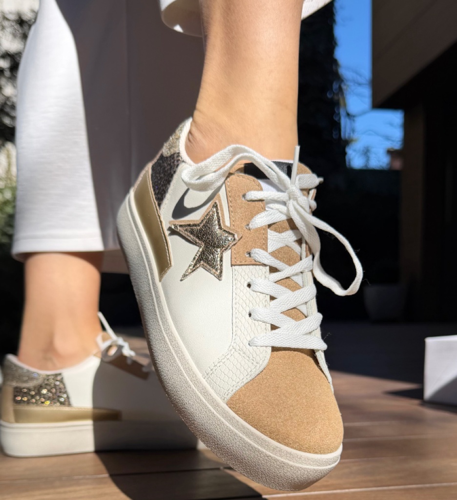 Sneakers Dama Gaba Khaki – Confort Sportiv - imagine 2