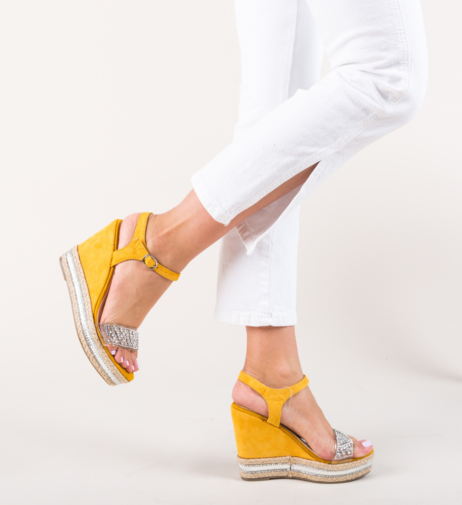 Platforme Sykes Galbene | Stil și Confort - imagine 3