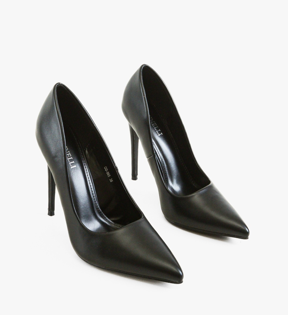 Pantofi cu Toc Lewer Negri | Eleganță la Fiecare Pas - imagine 3