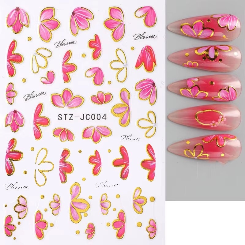 Abtibilduri Unghii Marquise Roz – Nail Art Rapid
