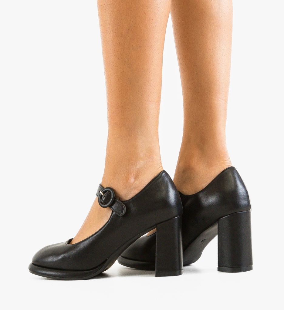 Pantofi Jazmine Negri - Eleganță și Stil