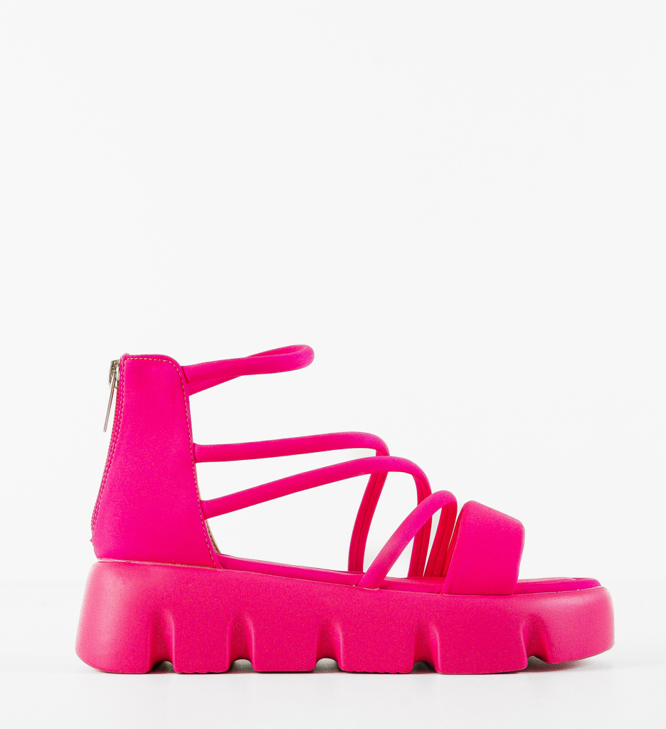 Sandale Dama Xlendi Fuchsia | Eleganță și Stil - imagine 4