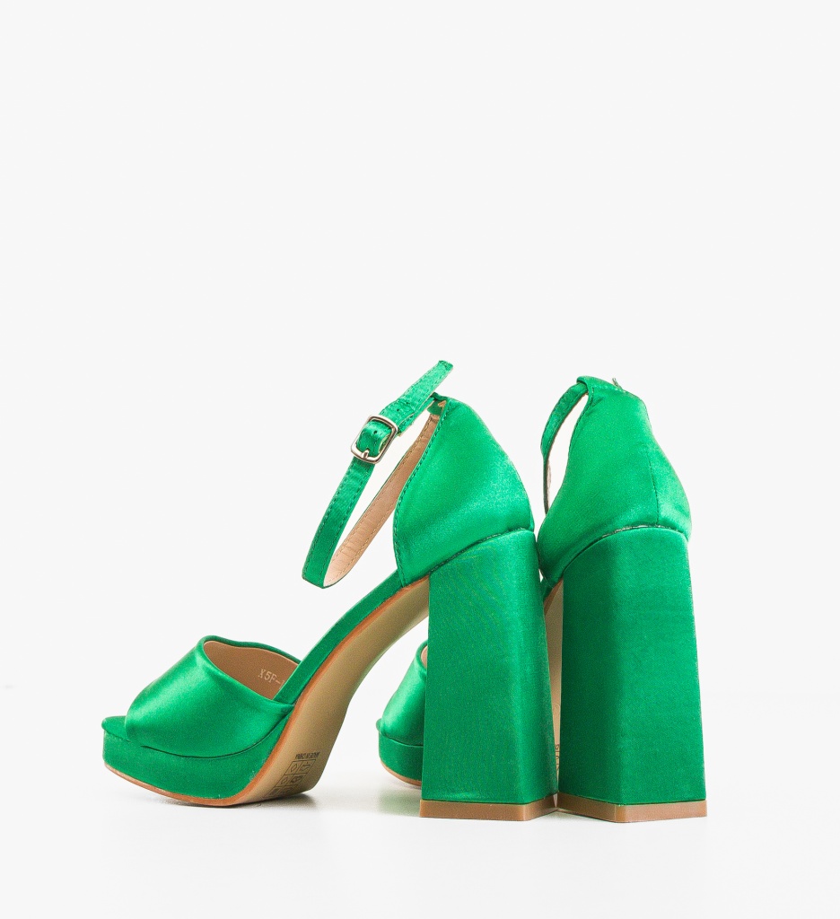 Sandale cu Toc Verzi - Eleganță și Stil - imagine 5