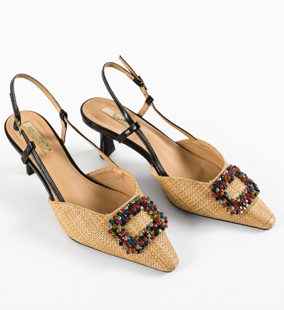 Pantofi Rafiana Bej | Eleganță și Stil - imagine 9