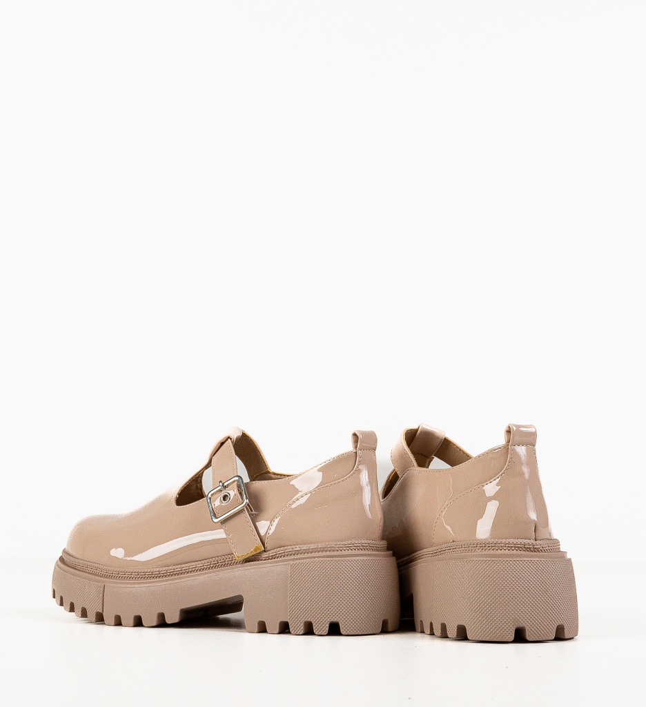 Pantofi Casual Bernie Nude - Confort și Stil - imagine 5