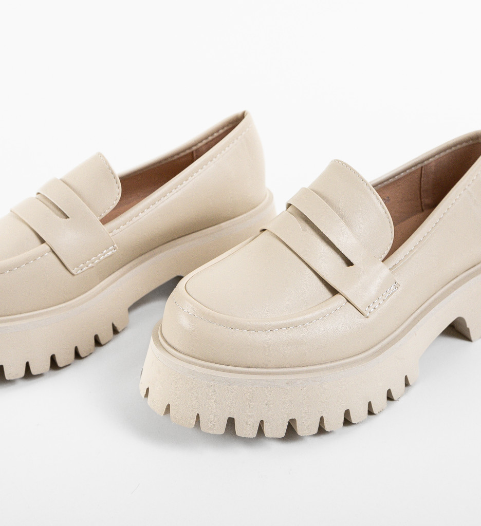 Pantofi Casual Dama Antonio Bej | Confort și Stil - imagine 6