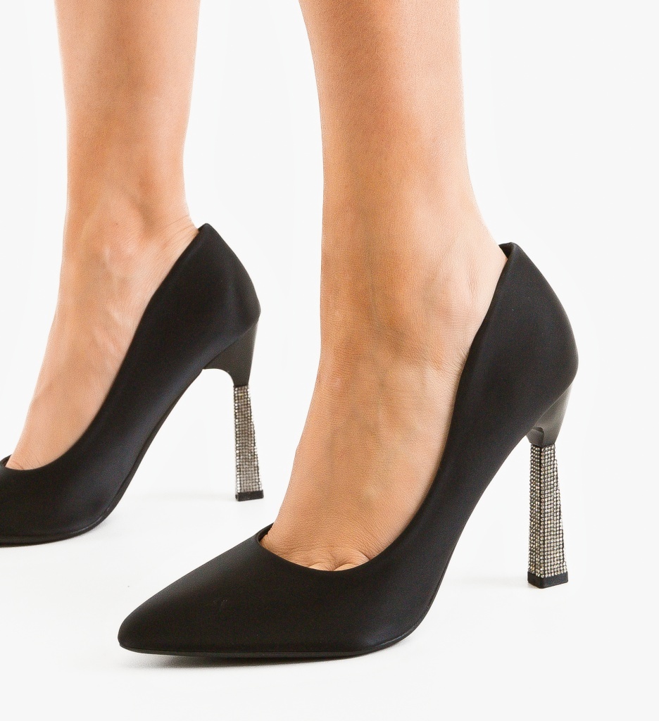 Pantofi Toc Karem Negri | Eleganță și Confort - imagine 2