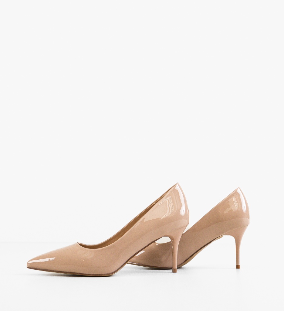 Pantofi Stiletto Dama Dyra Bej | Eleganță și Stil - imagine 5