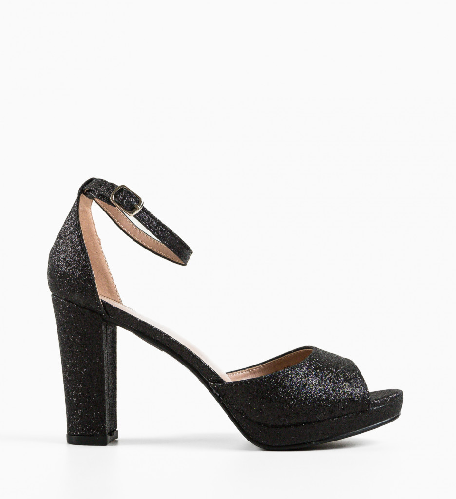 Sandale Heath Negre | Eleganță și Stil - imagine 5