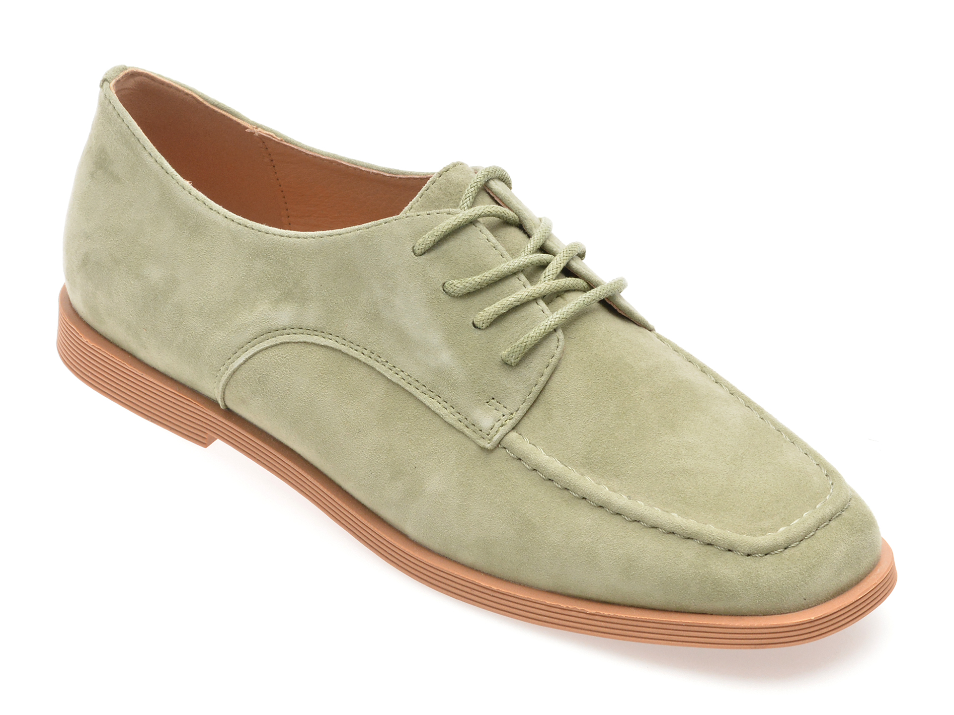 Mocasini Epica verzi din piele intoarsă - Confort și stil