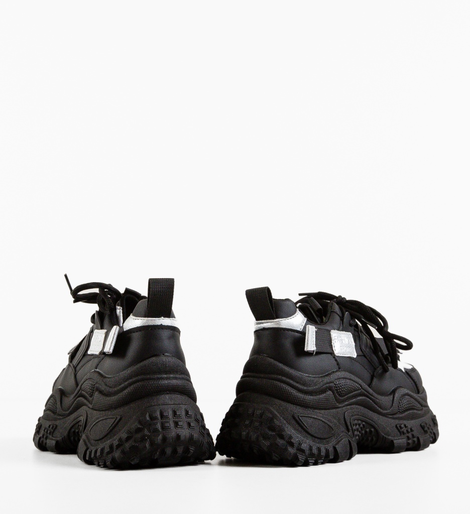 Sneakers Dama Belmos Negri | Confort și Stil Urban - imagine 7
