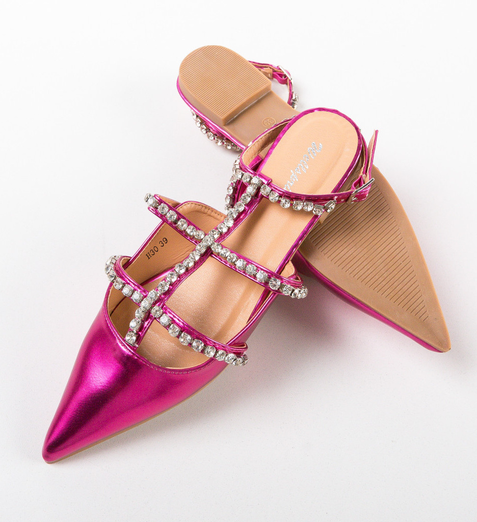 Balerini Dama Tierney Fuchsia - Confort Casual - imagine 7