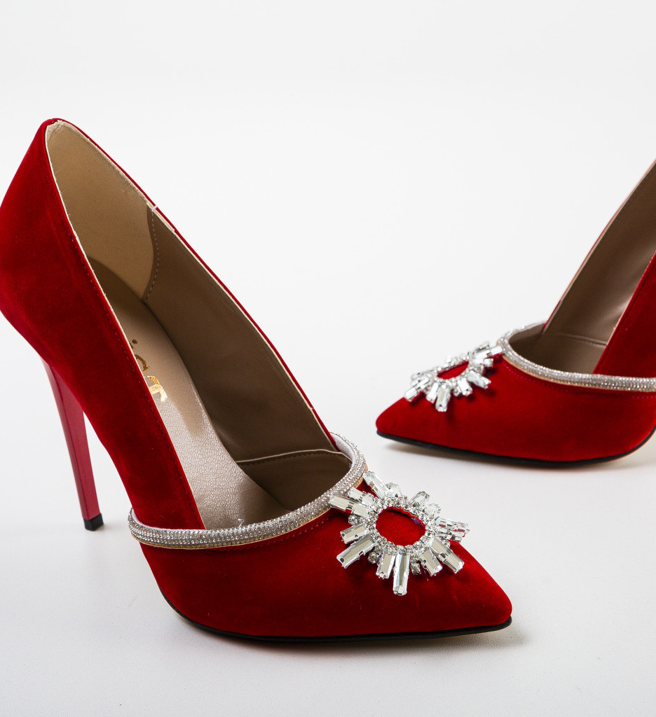 Pantofi Sister Rosii cu Toc - Eleganță și Stil - imagine 6