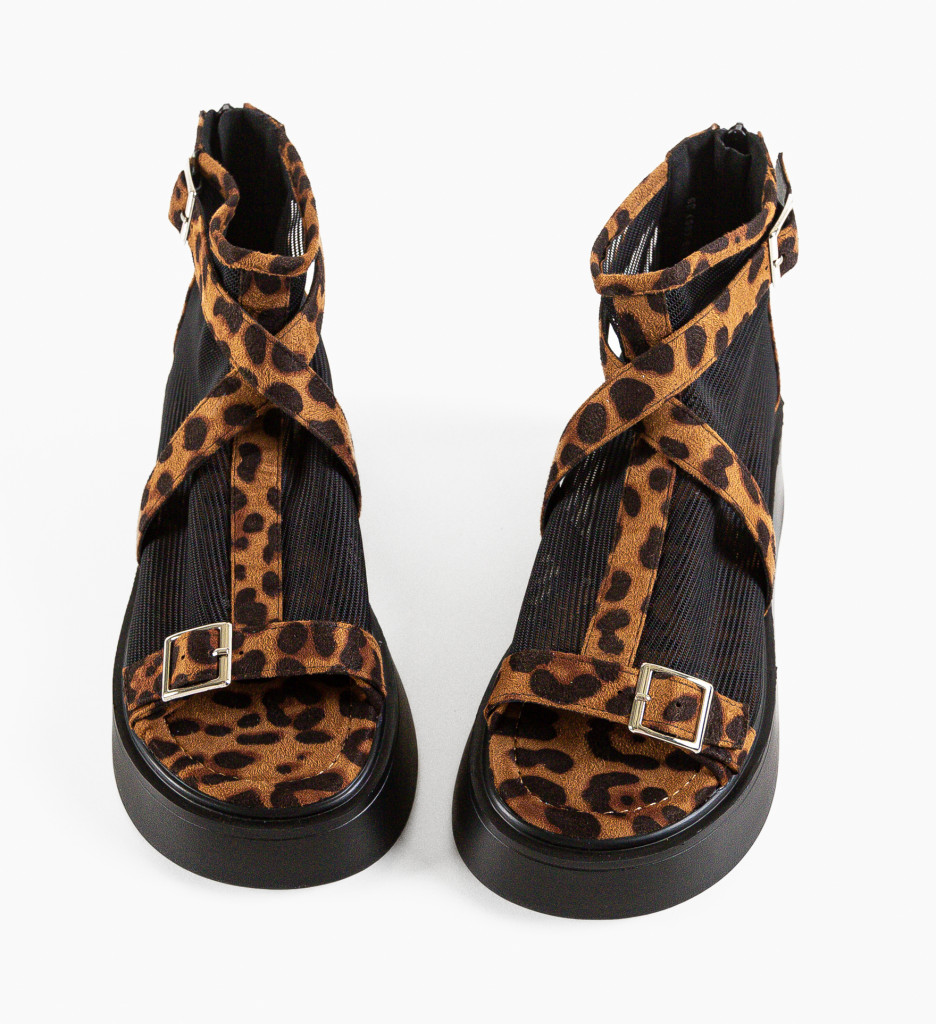 Sandale Dama Tomila Animal Print | Design Unic - imagine 6