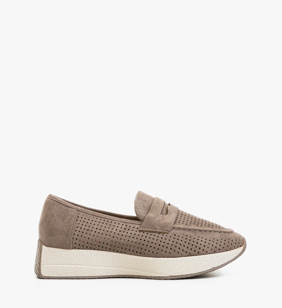 Pantofi Casual Dama Rose Gri, Confort Maxim - imagine 4