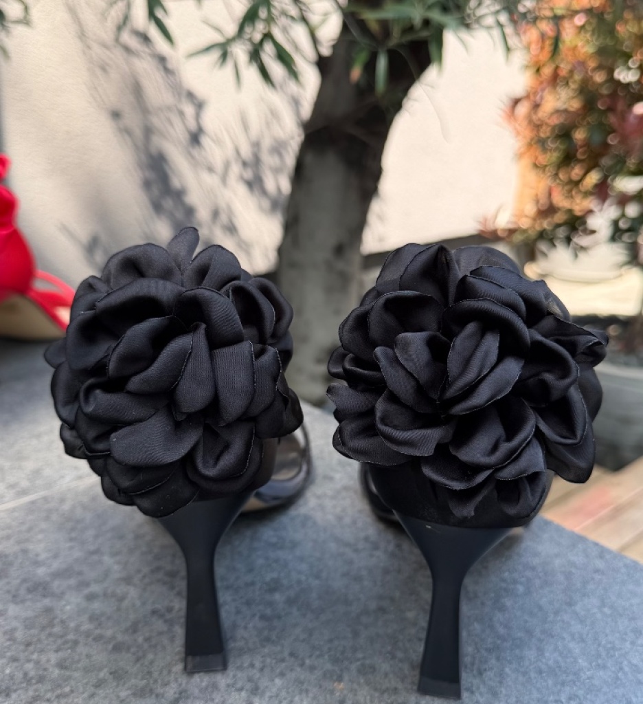 Sandale cu toc Rouzy Negre - Eleganță și Confort - imagine 4