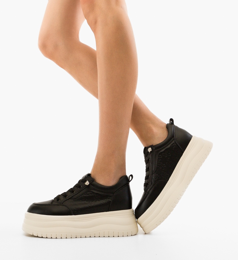 Sneakers Dama Zeland Negri - Confort și Stil - imagine 2
