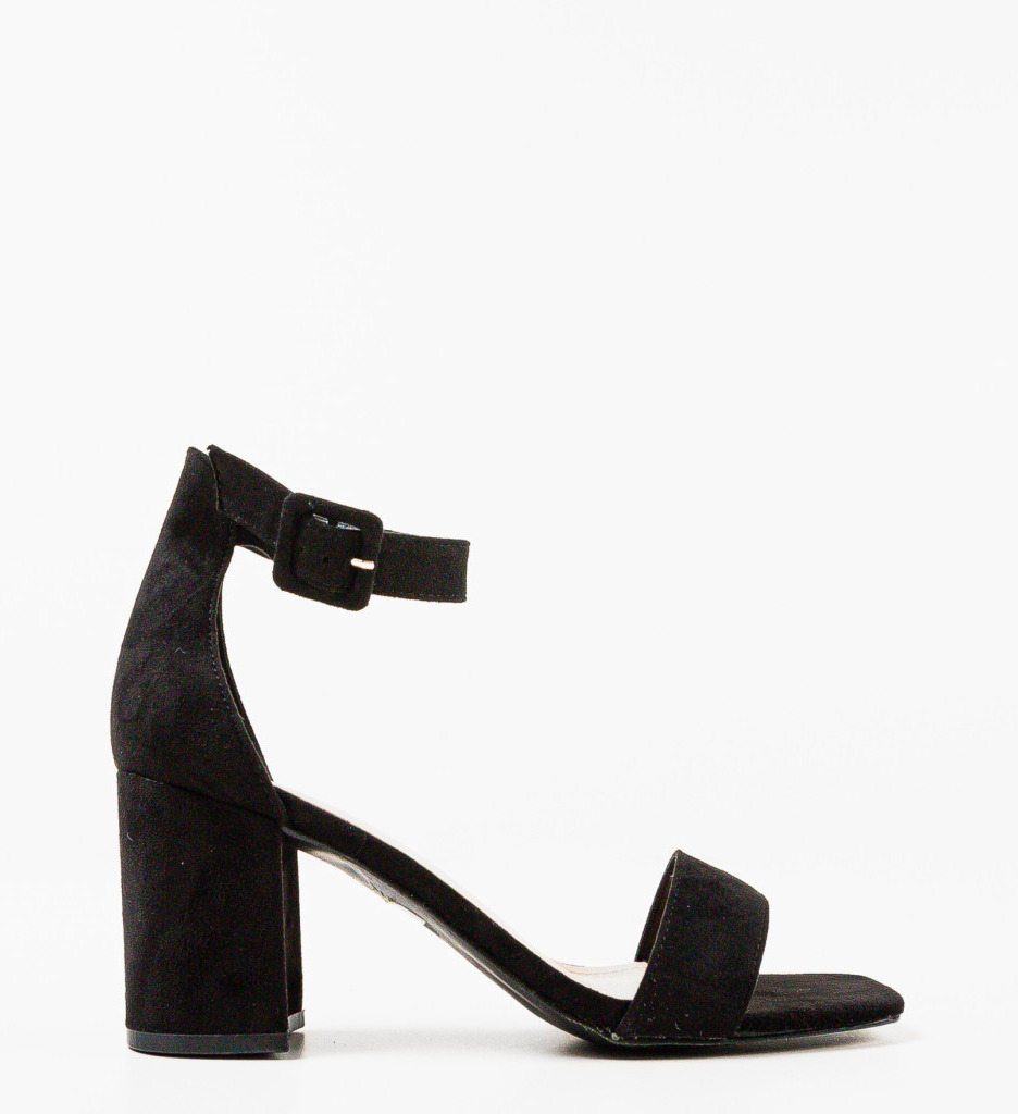 Sandale cu Toc Franco Negre - Design Elegant - imagine 6