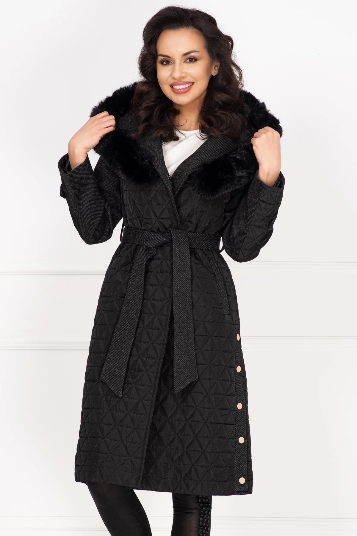 Geaca matlasata Patricia Kimberly - elegantă și caldă - imagine 2