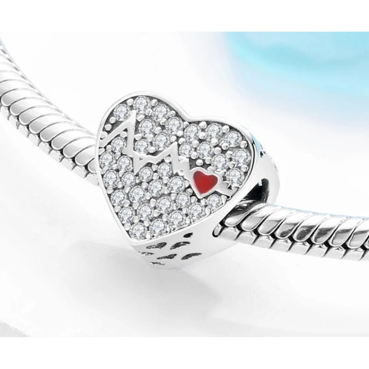 Charm Bătăile Inimii Delis - Argint 925 - imagine 2