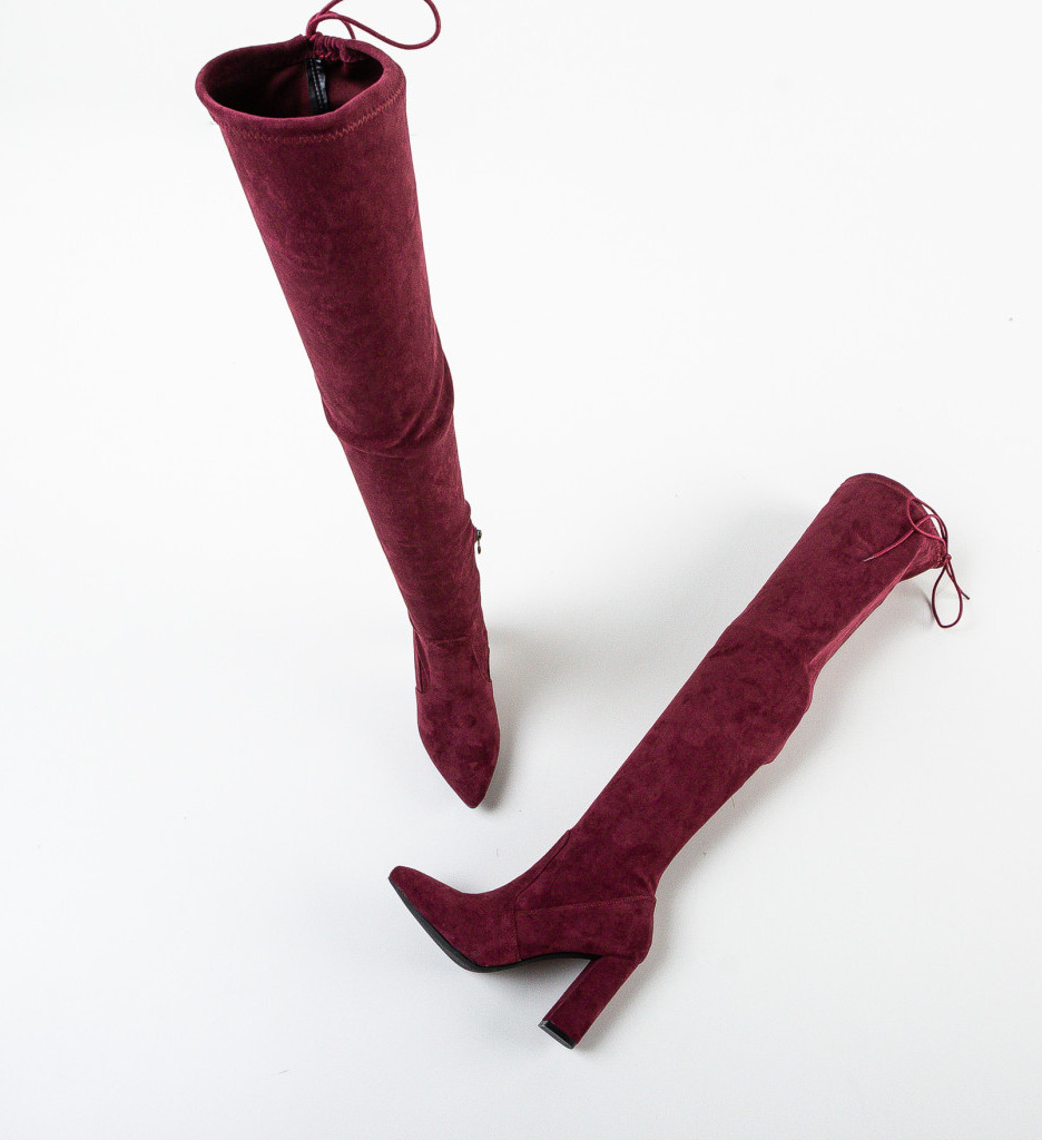 Cizme Dama Vister Grena - Eleganță și Confort - imagine 5