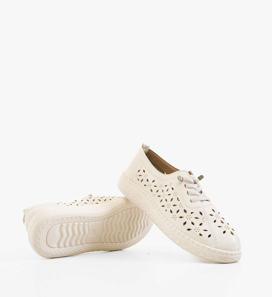 Pantofi Casual Dama Guha Albi - Confort și Stil - imagine 4