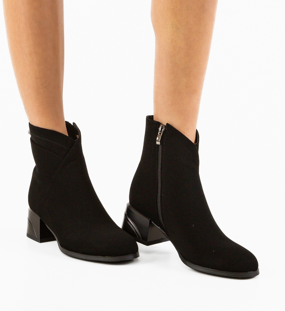 Botine Kusat Negre - Eleganță și Stil