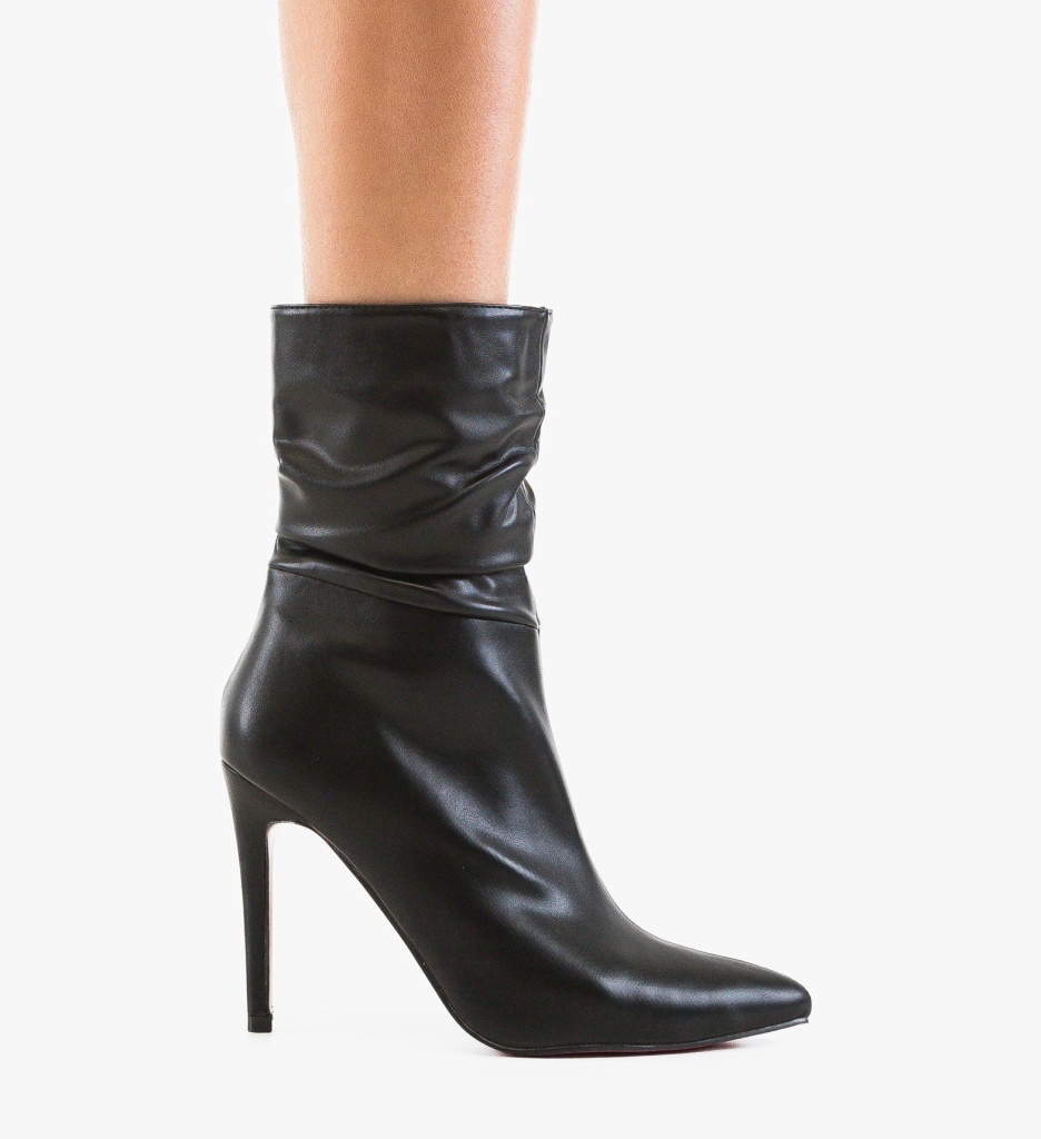 Botine Dama Klemenia Negre | Eleganță și Stil - imagine 2