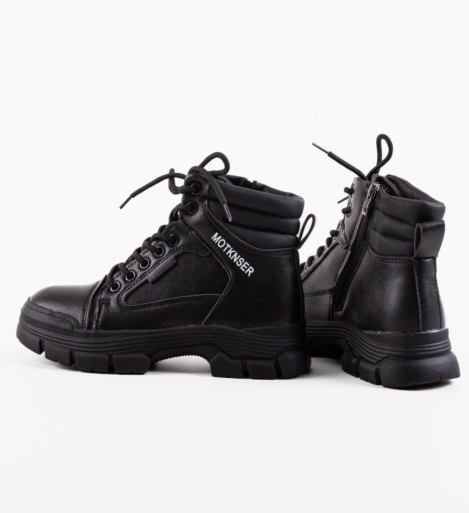 Ghete Motser Negre - Stil și Confort Premium - imagine 5