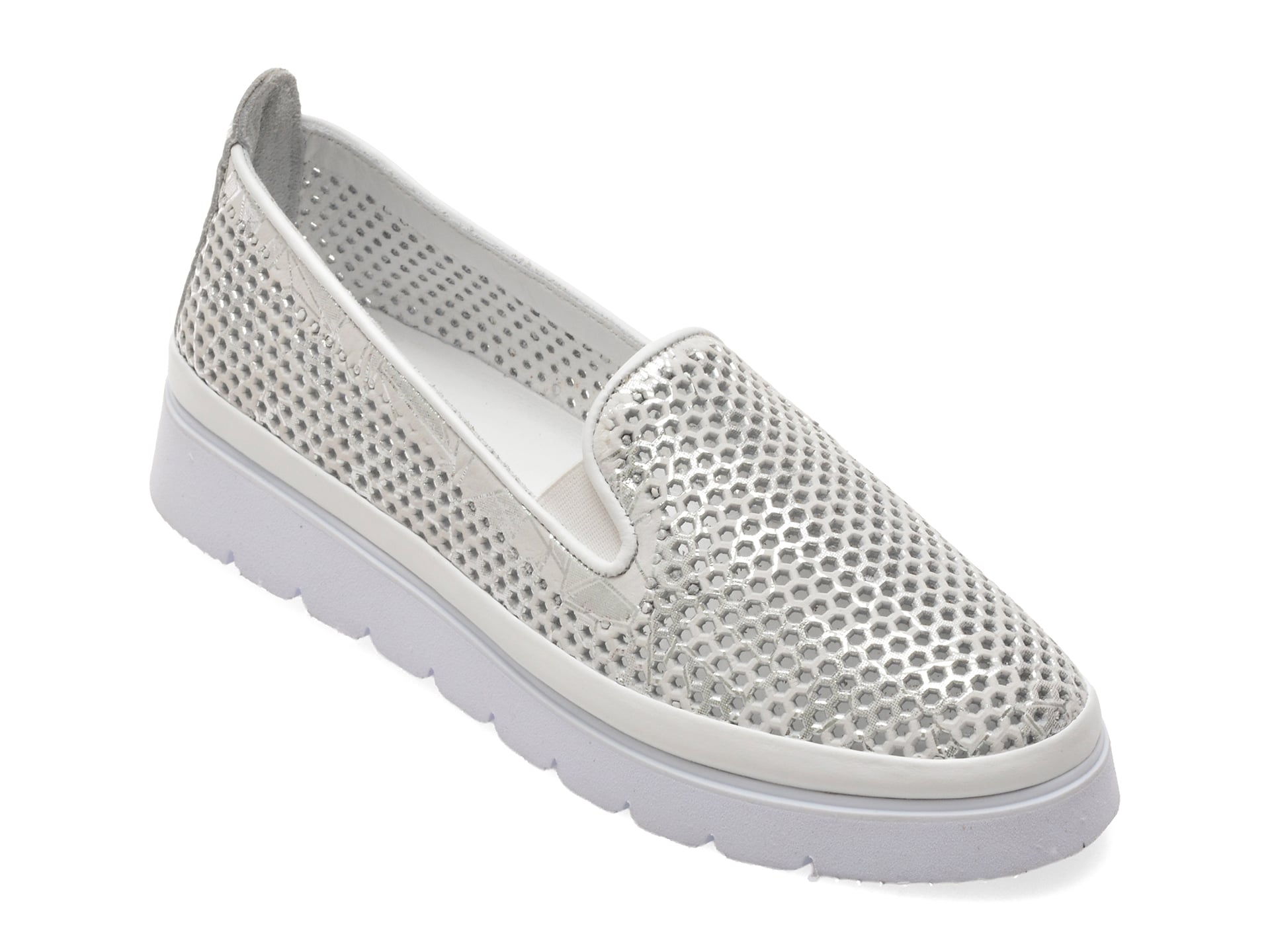 Pantofi GRYXX Albi din Piele Naturală