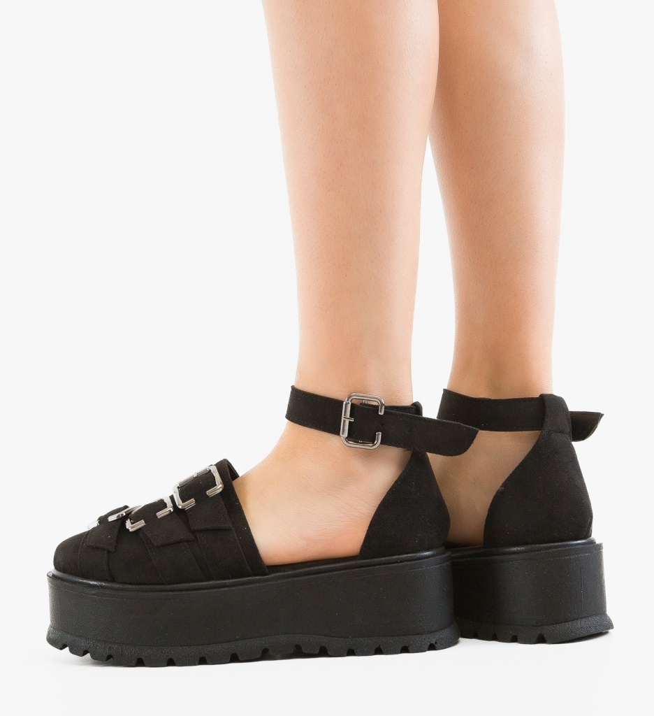 Pantofi Casual Koerel Negri | Confort Stilat - imagine 3