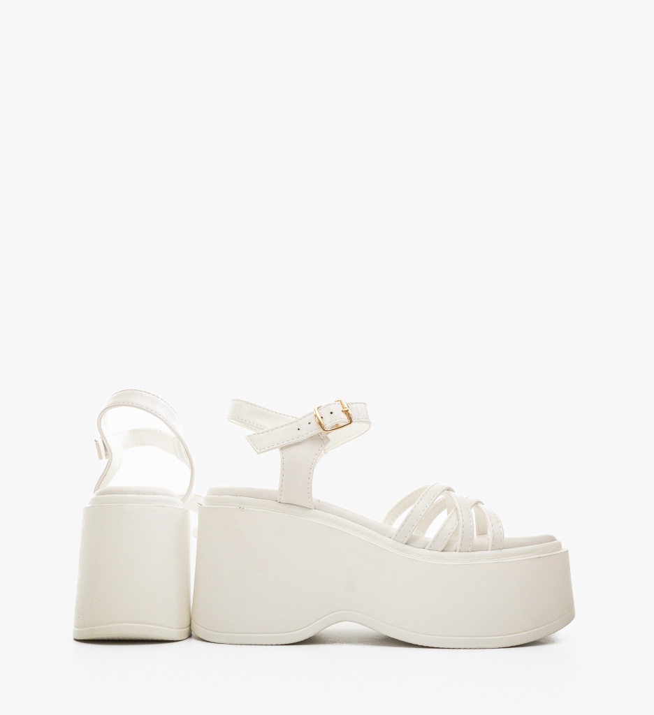 Sandale Dama Porter Albe | Eleganță și Confort - imagine 5