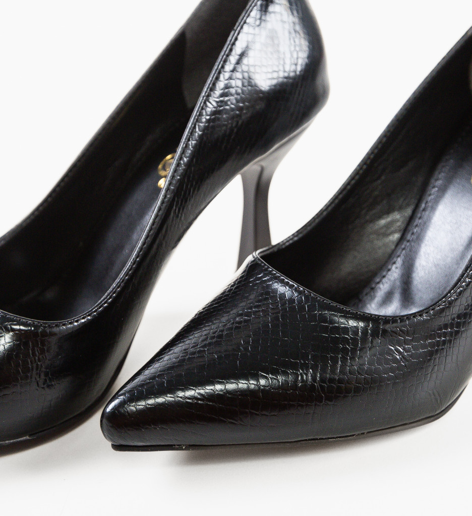 Pantofi dama Pewe Negri 2 cu toc elegant - imagine 6
