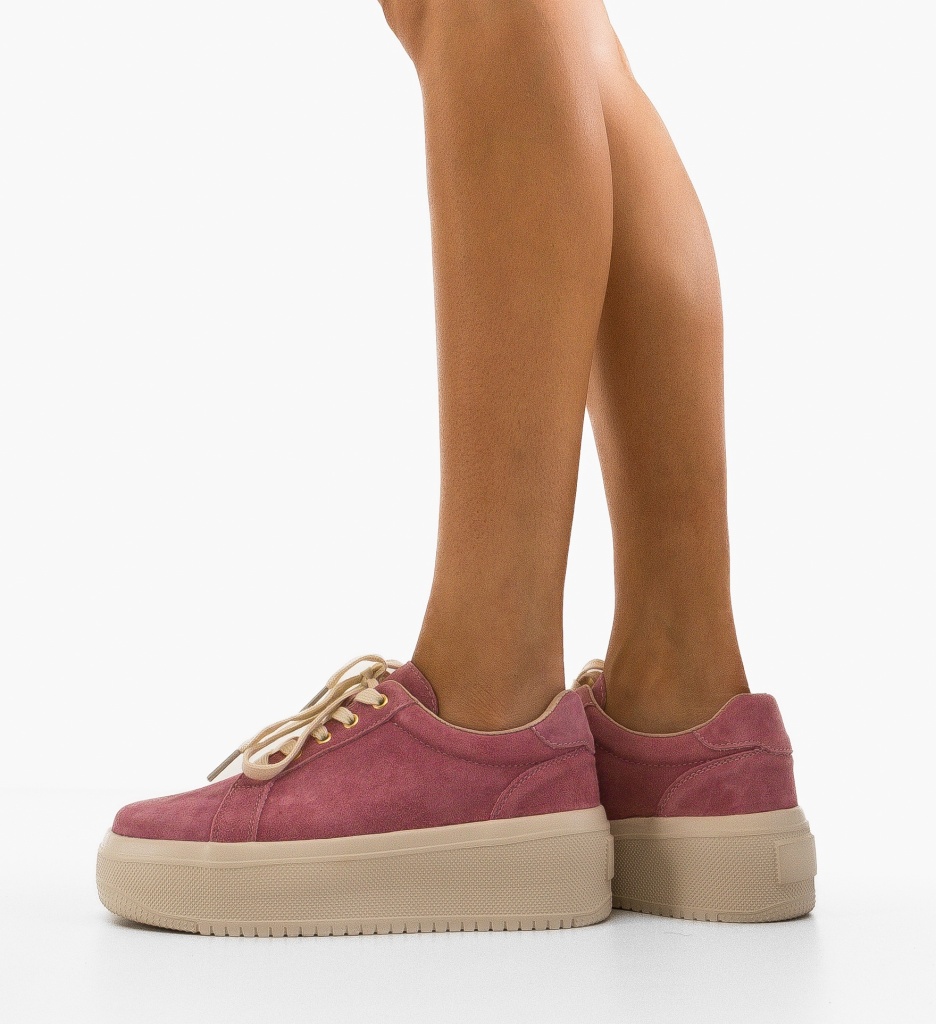 Sneakers Dama Daravo Fuchsia - Stil și Confort - imagine 4