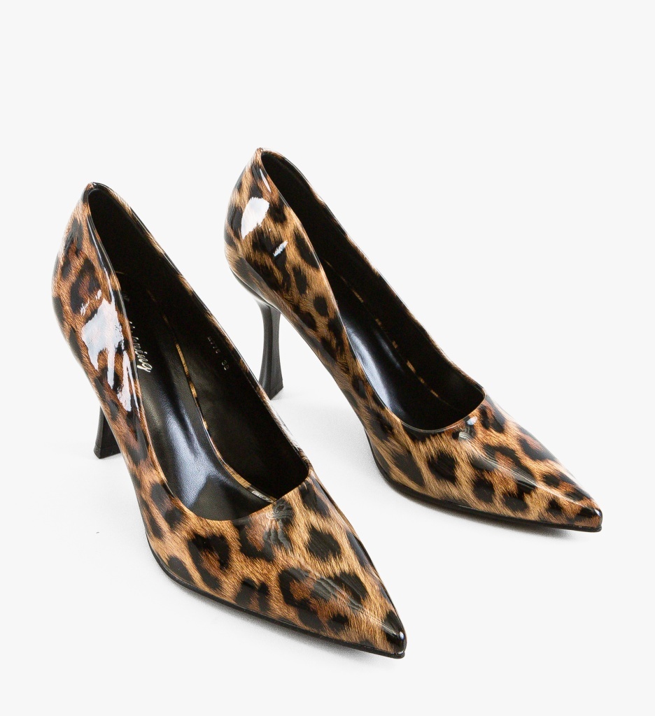 Pantofi Dama Kontigo Print Eleganți - imagine 5