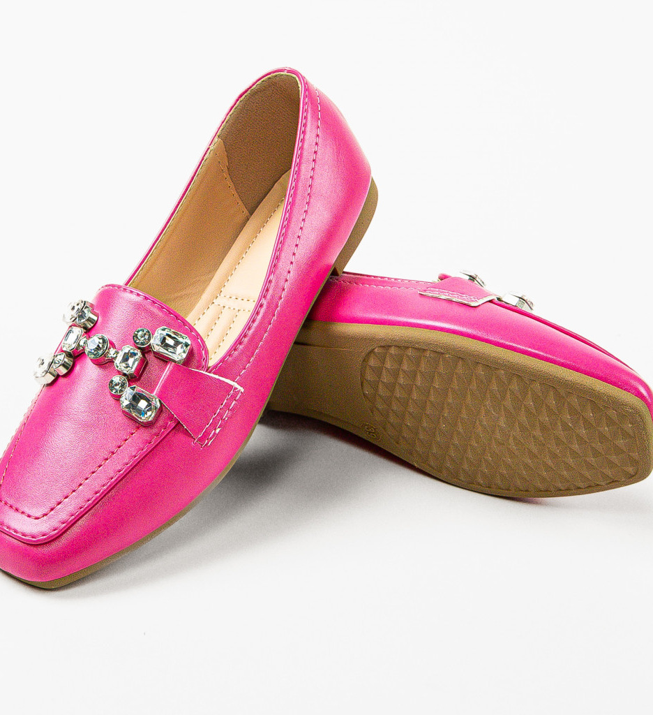 Pantofi Casual Dama Mireya Fuchsia - Confort - imagine 7