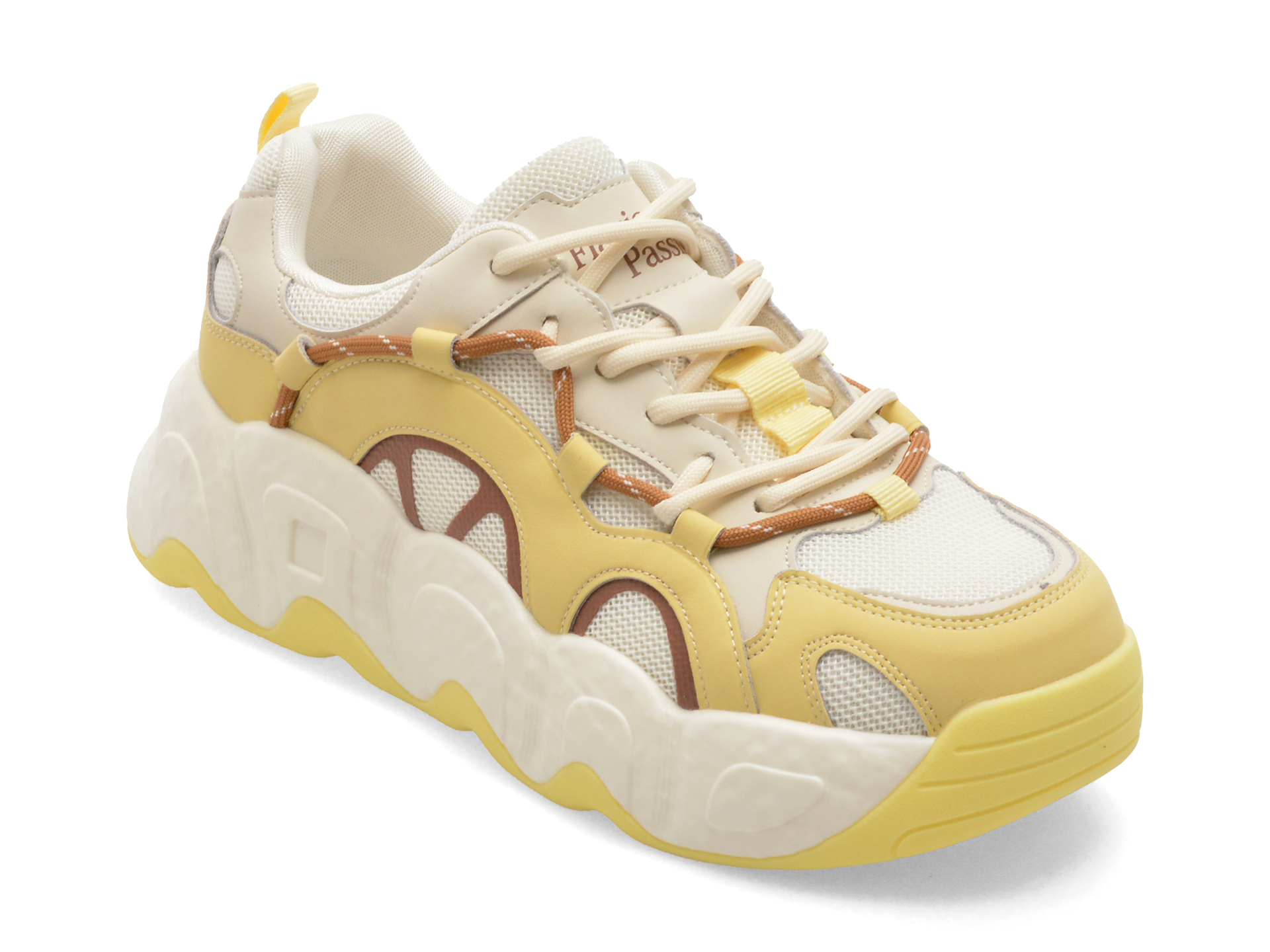 Pantofi Sport Flavia Passini Galbeni Confort Urban