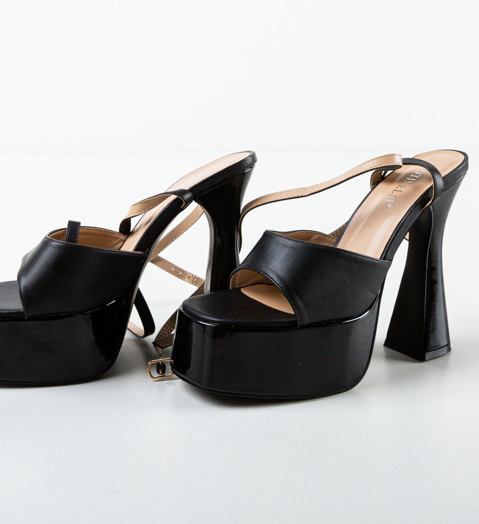 Sandale Recipent Negre - Eleganță și Stil - imagine 5